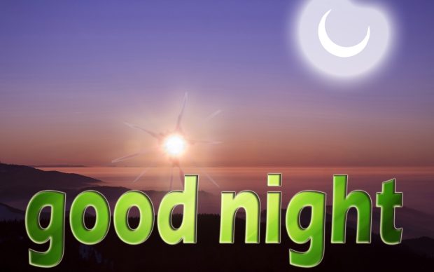 Good night bold hd wallpaper.