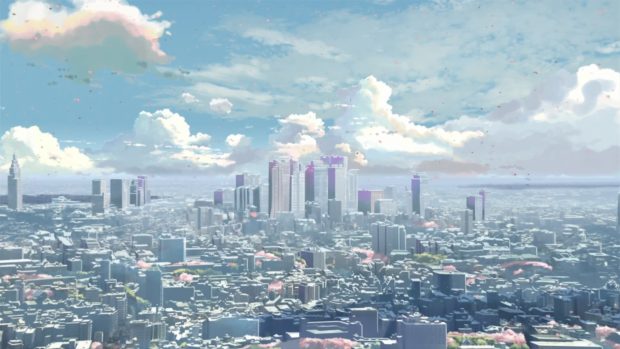 HD 5 centimeters per second cityscape.