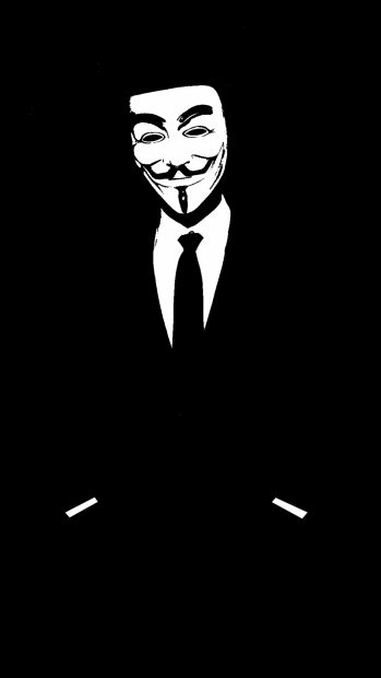 HD Anonymous Wallpaper for Iphone.