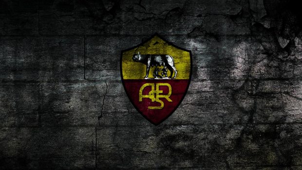 HD As Roma Logo Wallpaper.