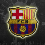 HD Barcelona Logo Iphone 5 Wallpaper.