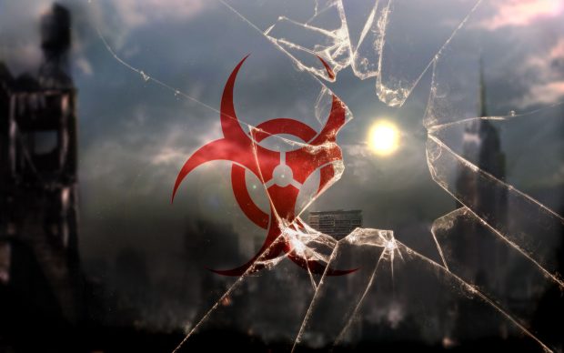 HD Biohazard Symbol Background.