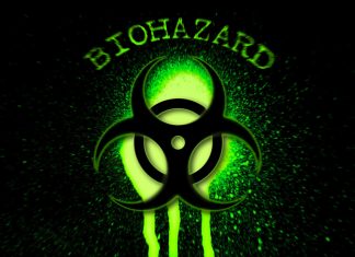 HD Biohazard Symbol Wallpaper.