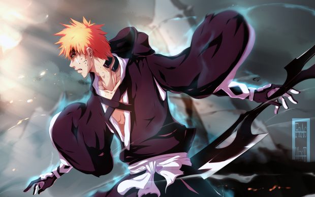 HD Bleach Ichigo Background.