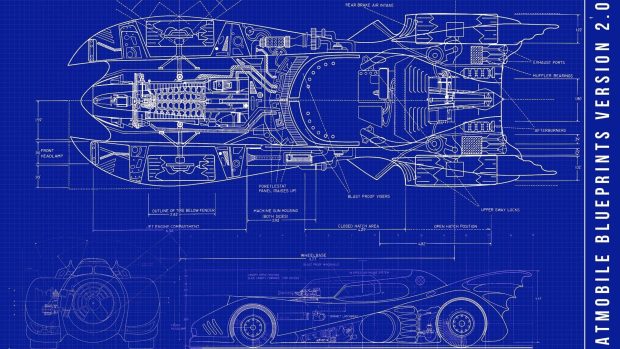 HD Blueprint Background.