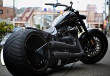 HD Bobber Motorcycle Wallpaper.
