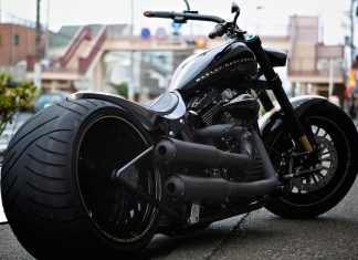 HD Bobber Motorcycle Wallpaper.