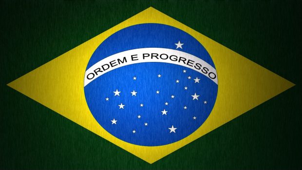 HD Brazil Flag Wallpaper.