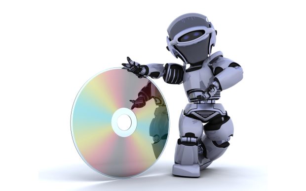 HD Robot CD Awesome 3D Background.
