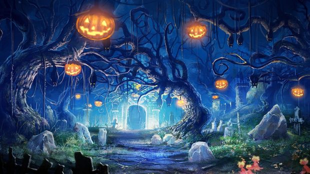 Halloween wallpaper free 1920x1080.