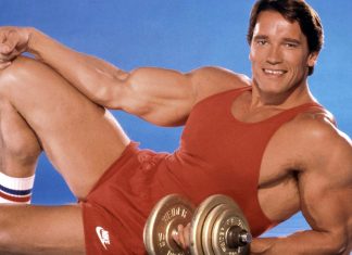 Handsome Arnold Schwarzenegger Image.