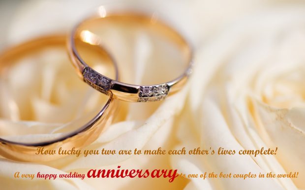 Happy Wedding Anniversary HD Background.