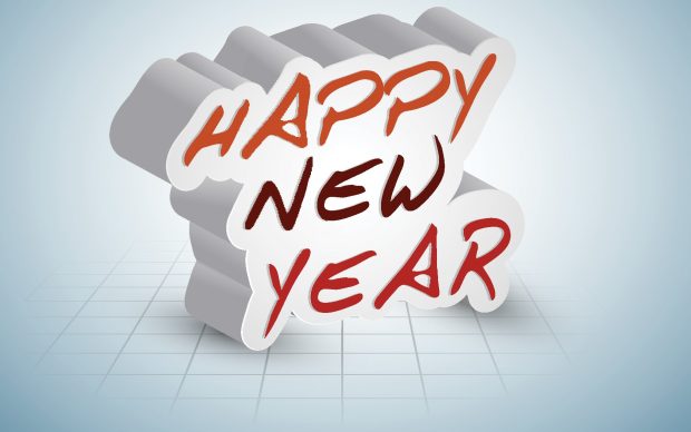 Happy new year 2015 3d wallpaper.