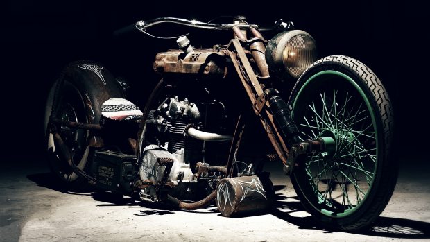 Hi Res Bobber Motorcycle 1920x1080.