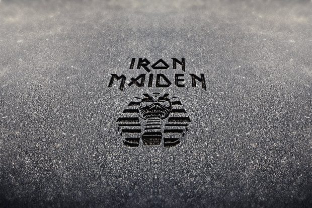 Iron maiden logo eddie cement heavy metal nwobhm.