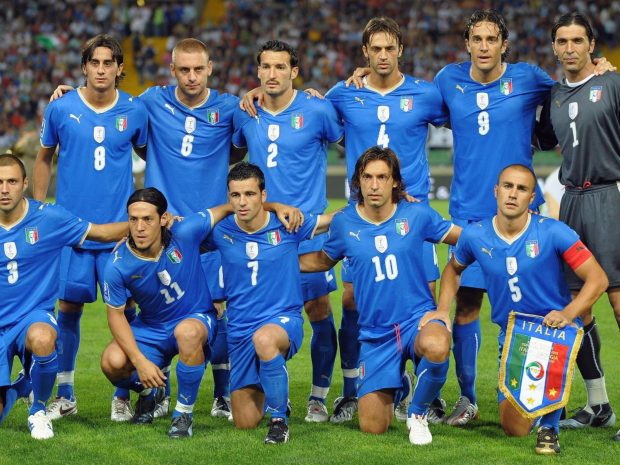 Italy national football team photos.