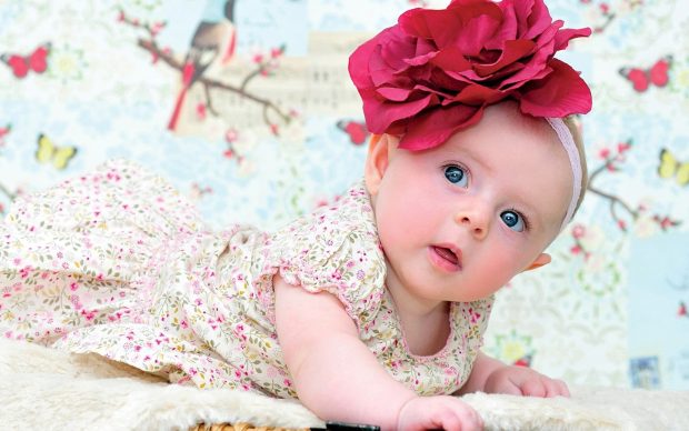 Lovely Baby Girl Wallpaper Widescreen.