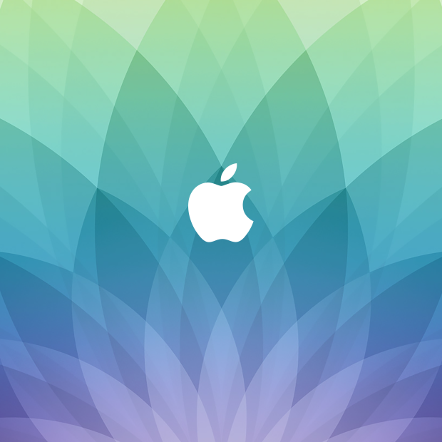 March Apple Event Wallpaper iPad Apple Logo.