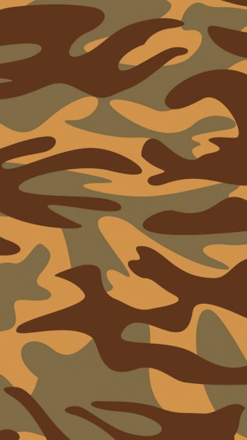 Military Camouflage Texture Pattern Brown Wallpapers iPhone.