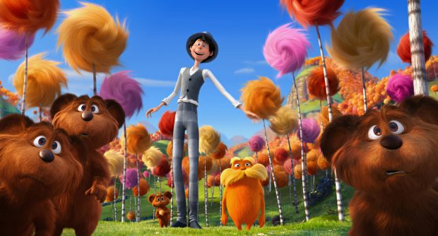 Once Ler Dr Seuss Lorax Movie Wallpaper HD.