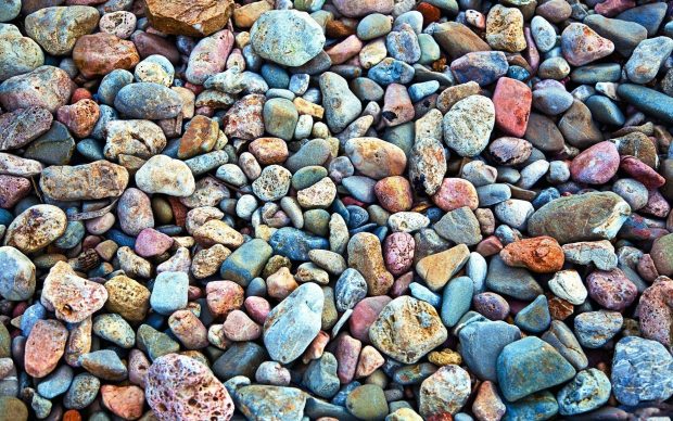 Pebbles stone texture wallpaper.