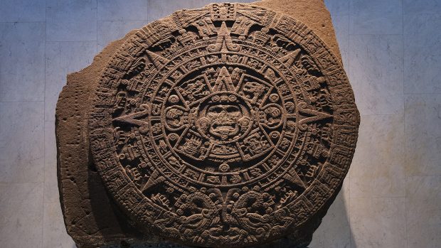 Photo of Aztec Calendar.