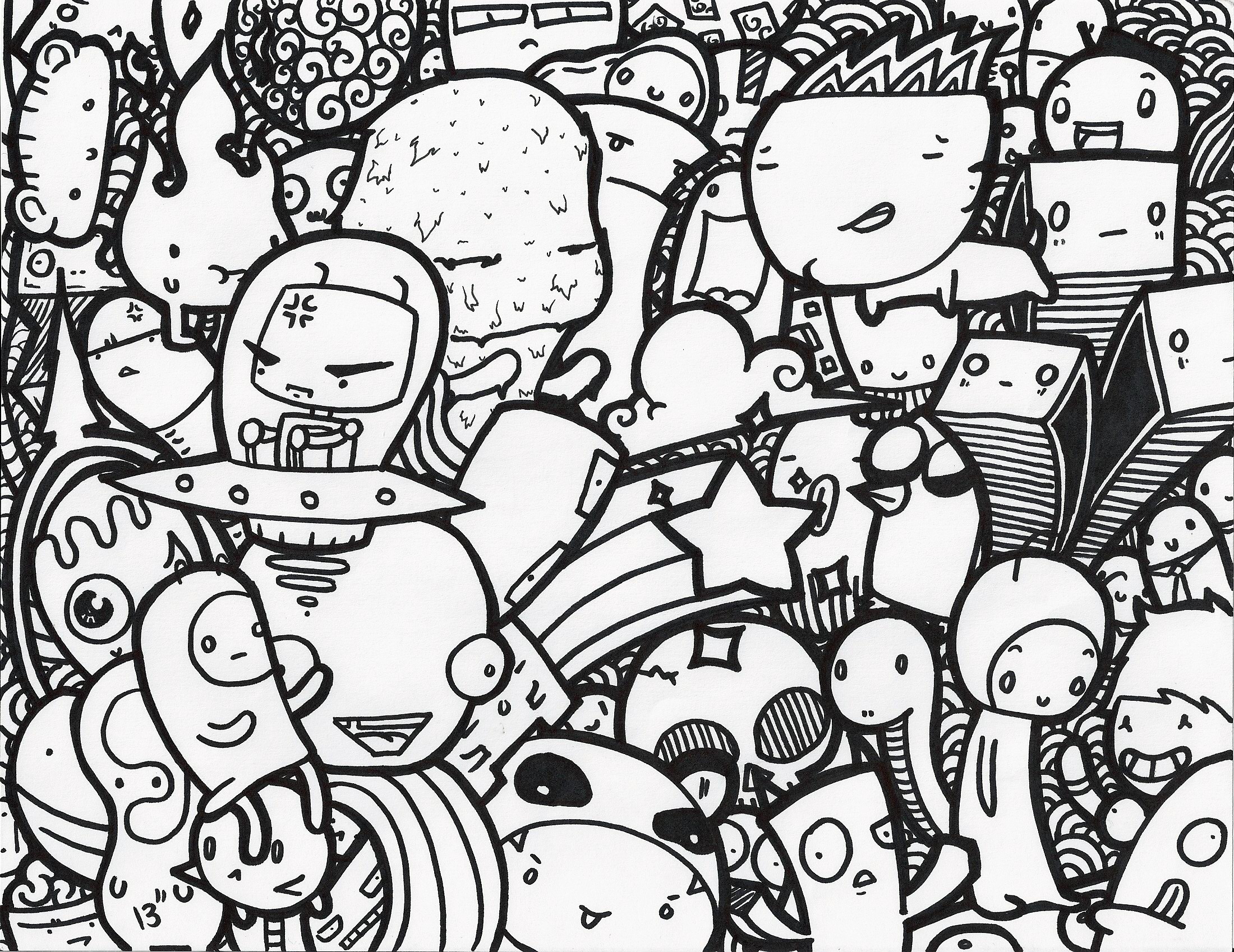 Doodle Wallpapers Free Download PixelsTalkNet