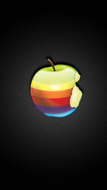 Picture of Apple Logo Wallpaper for Iphone.