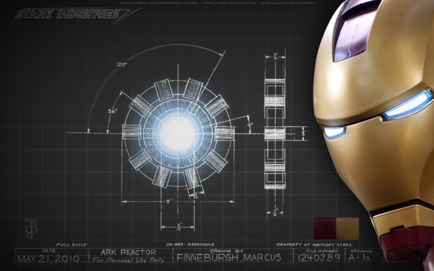 Picture of Arc Reactor Iron Man.