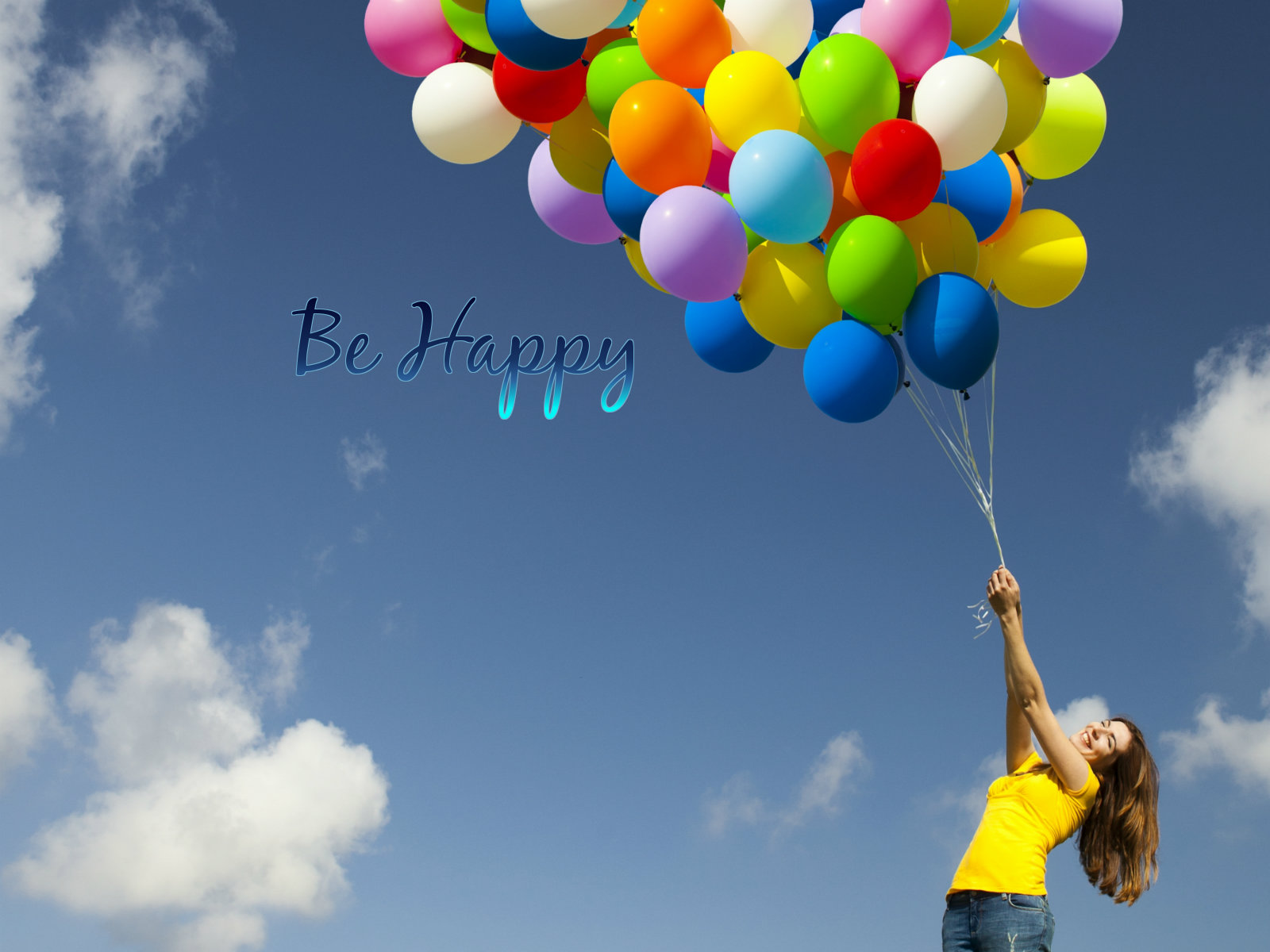 Be Happy HD Wallpaper 