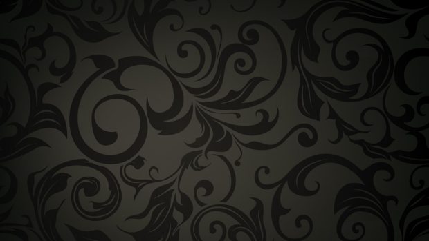 Pretty Dark Floral Pattern Wallpaper for Illustrator.