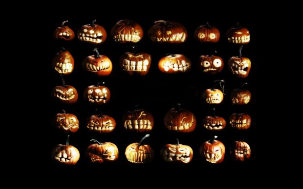 Pumpkin Halloween Wallpaper Widescreen.