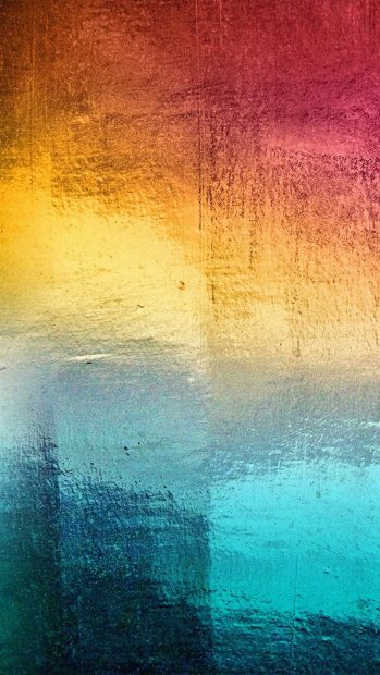 Rainbow Art Window Ice Winter Pattern iphone wallpaper.