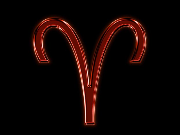 Red Aries Symbol HQ.