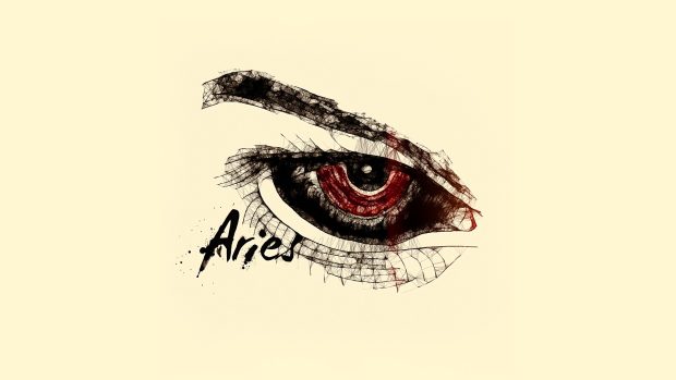 Red Eyes Aries Background 1920x1080.