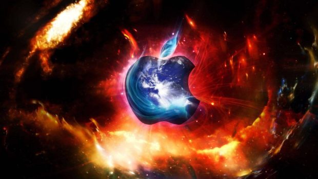 Space wallpaper explosion color apple mac.