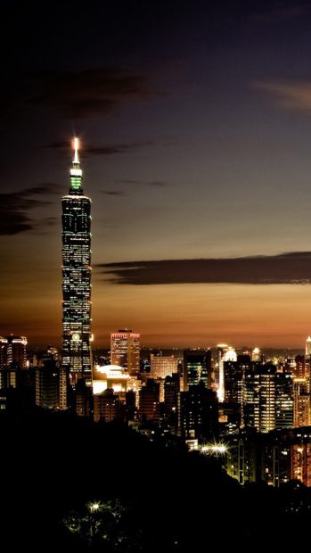 Taipei city HD Wallpaper iPhone 7.