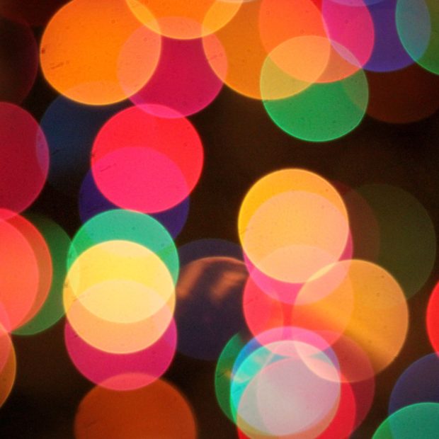 The First Bokeh Of Christmas iPad 4 wallpaper.