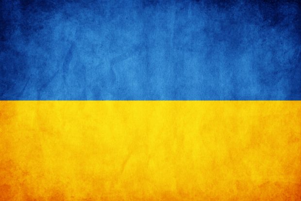 Ukraine flag Blue And Yellow.