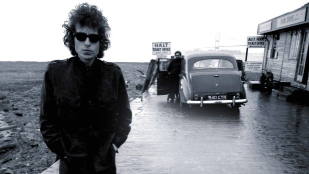 Vintage Bob Dylan Background.