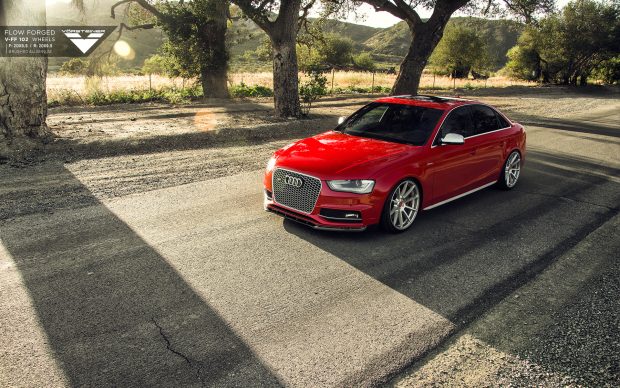 Vorsteiner red audi s4 wide images.