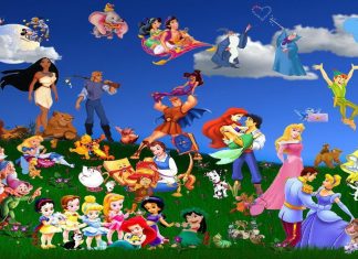 Wallpaper disney classic cartoons retro images.