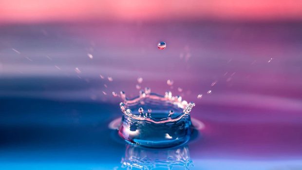 Water Drop Awesome 3D Background Full HD.