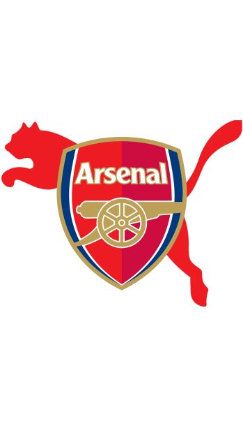 White Background Arsenal Logo Picture for Mobile.