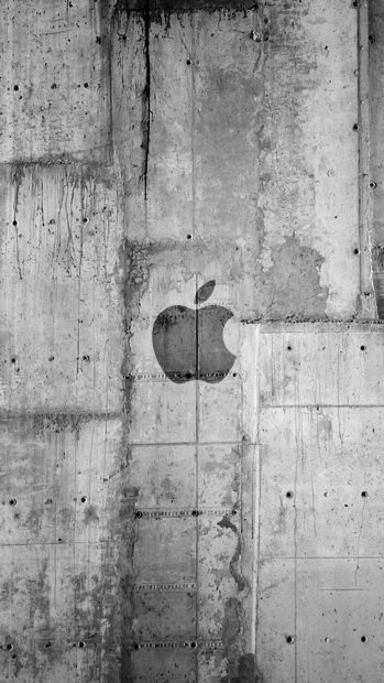 Wide Apple Logo Wallpaper for Iphone.