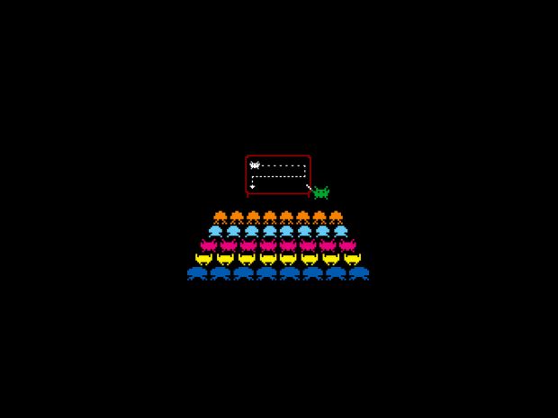 Wide Arcade Background.