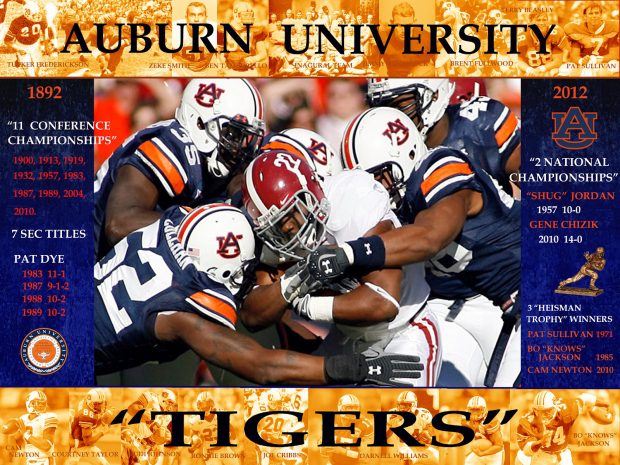 Wide Auburn Tigers Football 1600x1200.