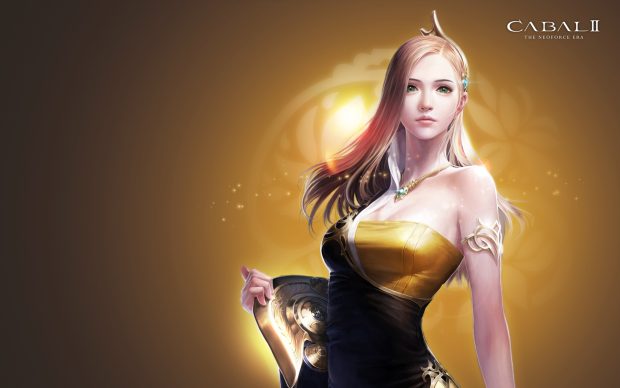 3D Fantasy Cabal 2 Girl Wallpaper.