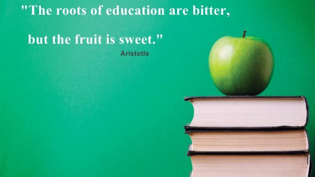 Aristotle Education Quotes Wallpaper Download.