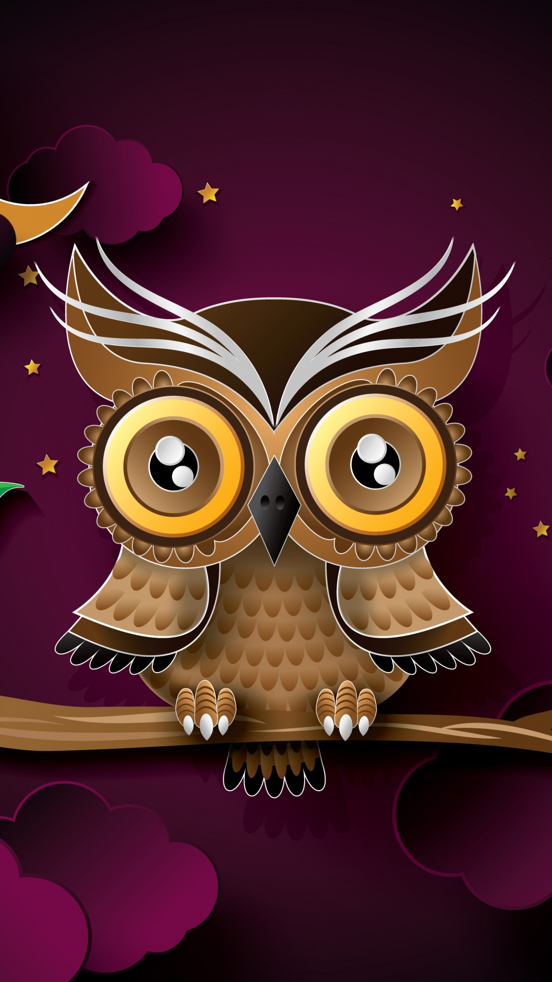 HD Cute Owl Wallpaper for Android - PixelsTalk.Net